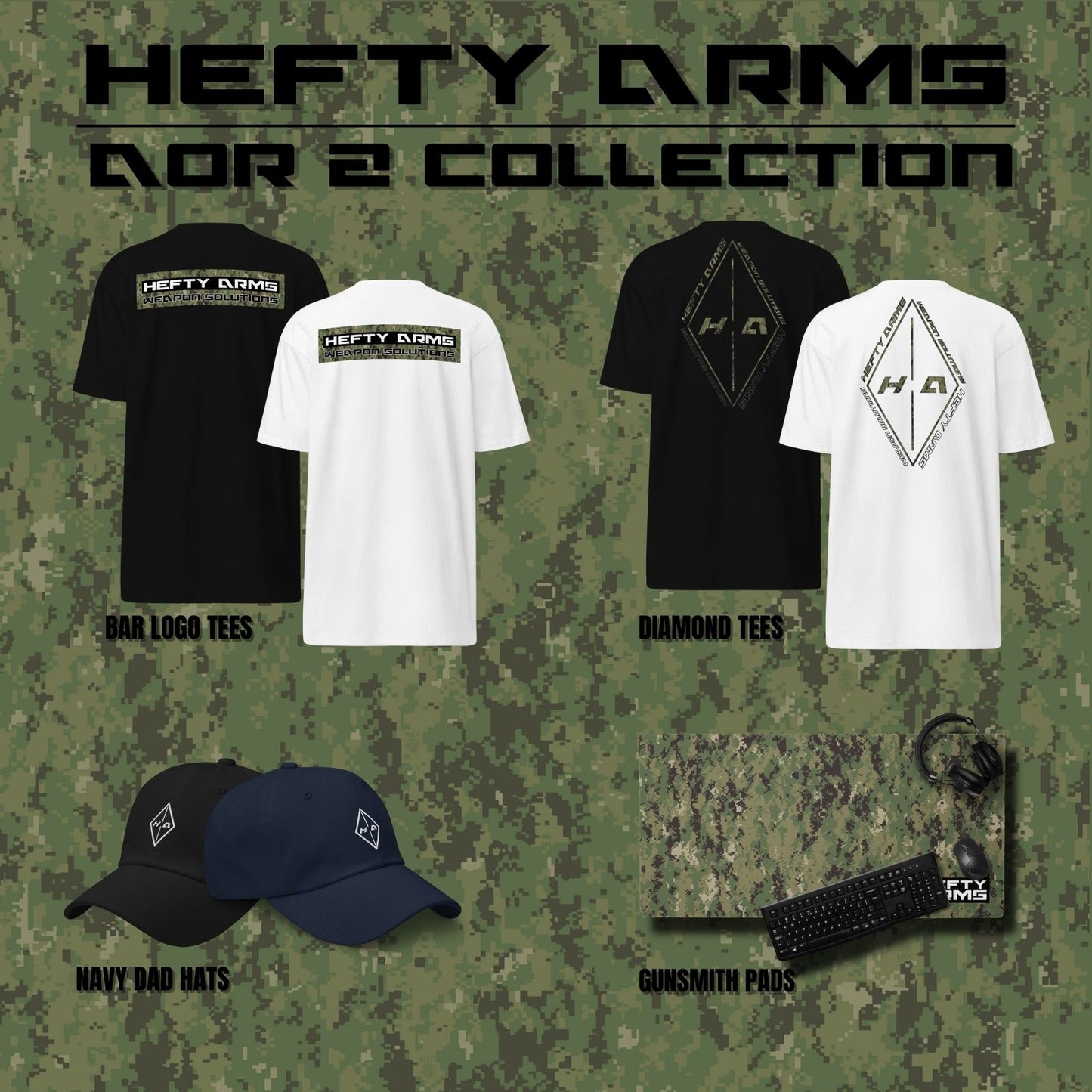 hefty arms tee