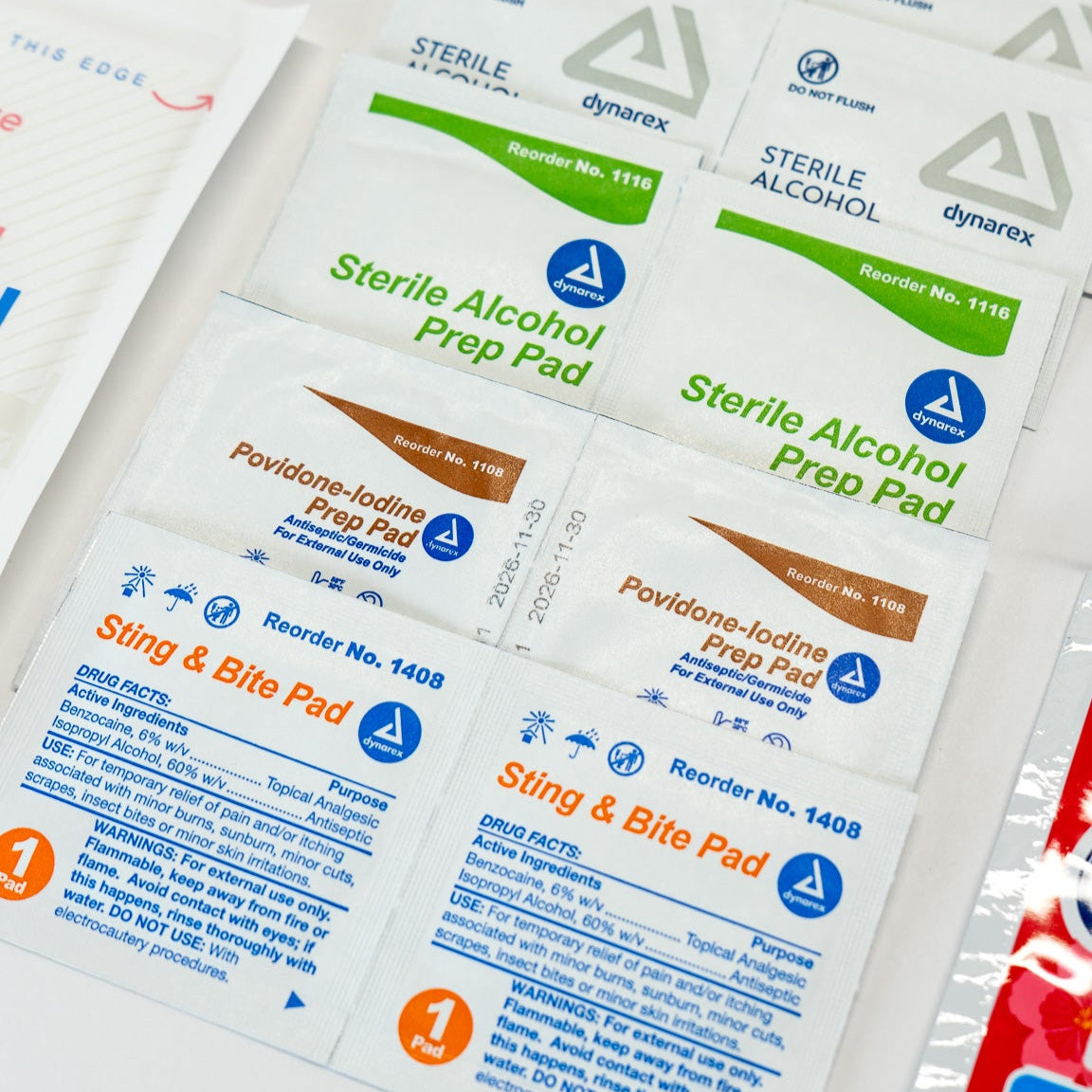 alcohol pads first aid kit