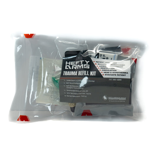 hefty arms trauma refill kit