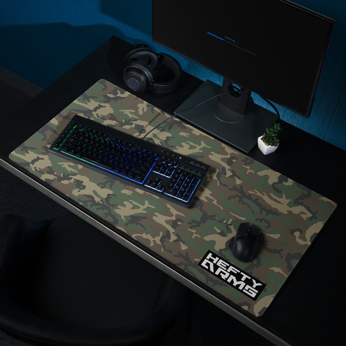 hefty arms gaming/mouse pad multi camo