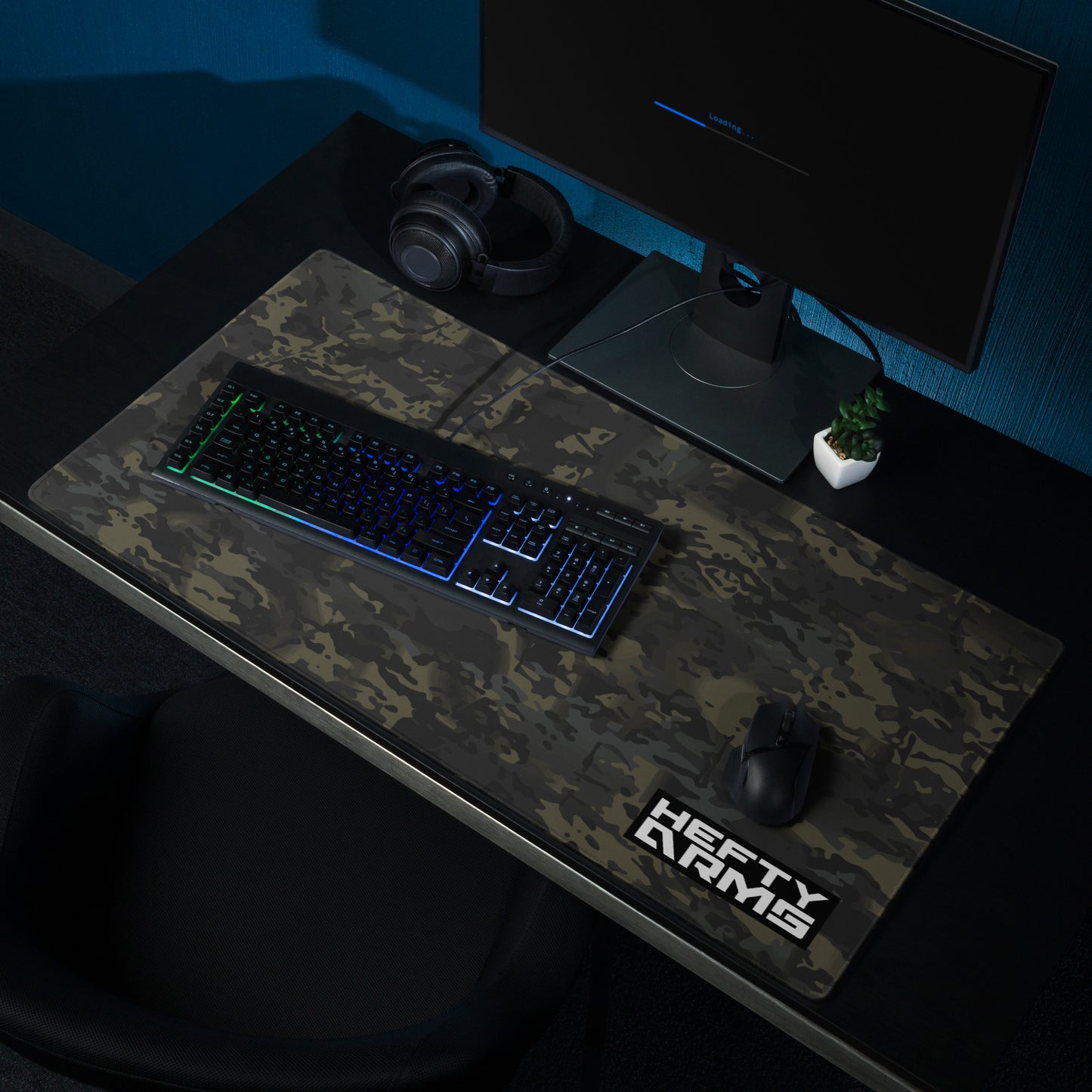 hefty arms gaming/mouse pad camo