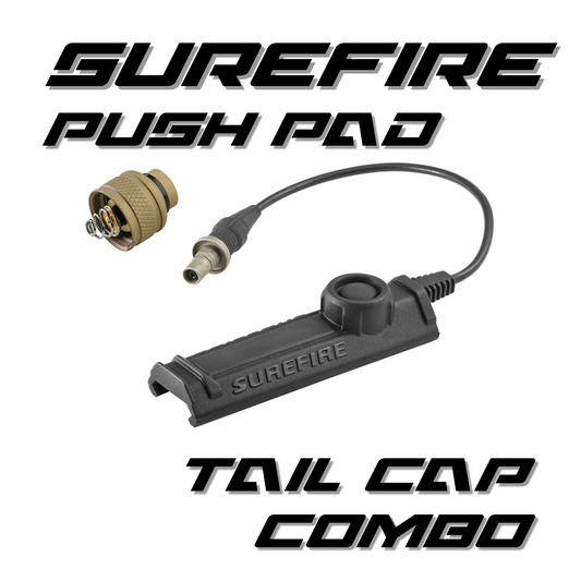 Surefire Rear Cap W/ Tape Switch (Tan)