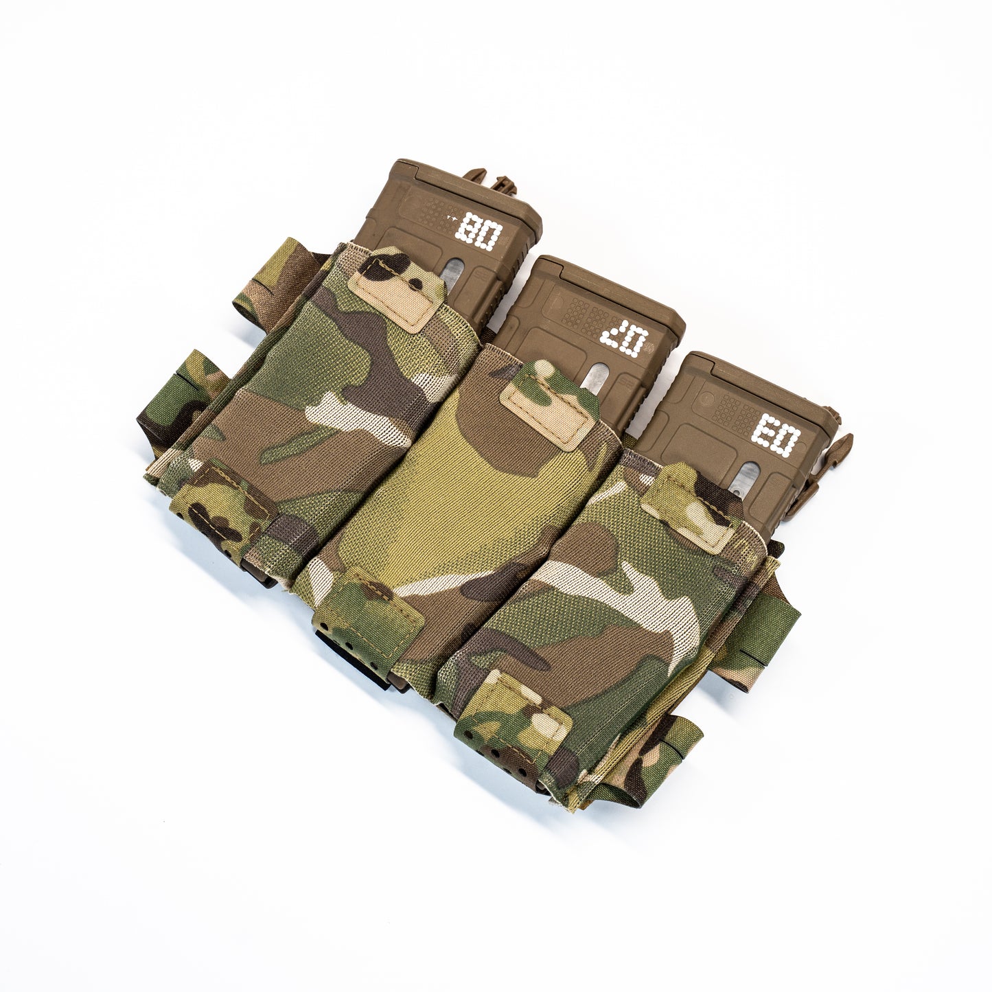 TRIPLE ELASTIC MAGAZINE PLACARD