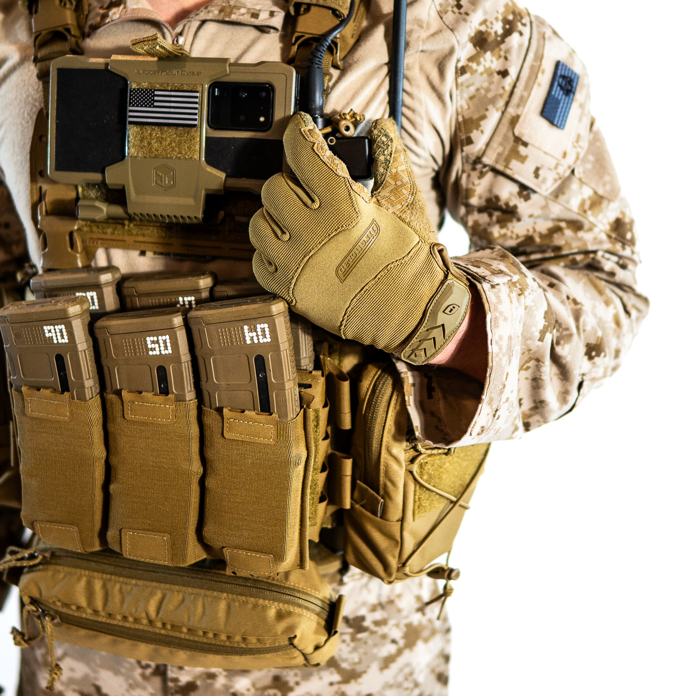 TRIPLE ELASTIC MAGAZINE POUCH