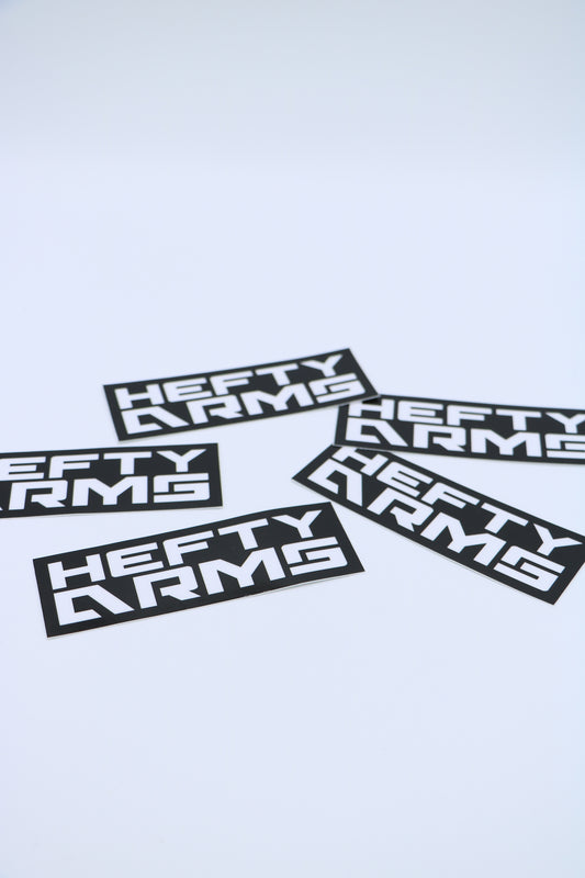 Hefty Arms Logo Slap Sticker