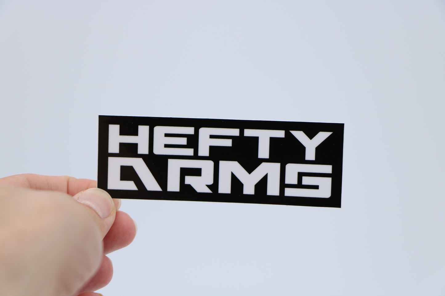 Hefty Arms Logo Slap Sticker